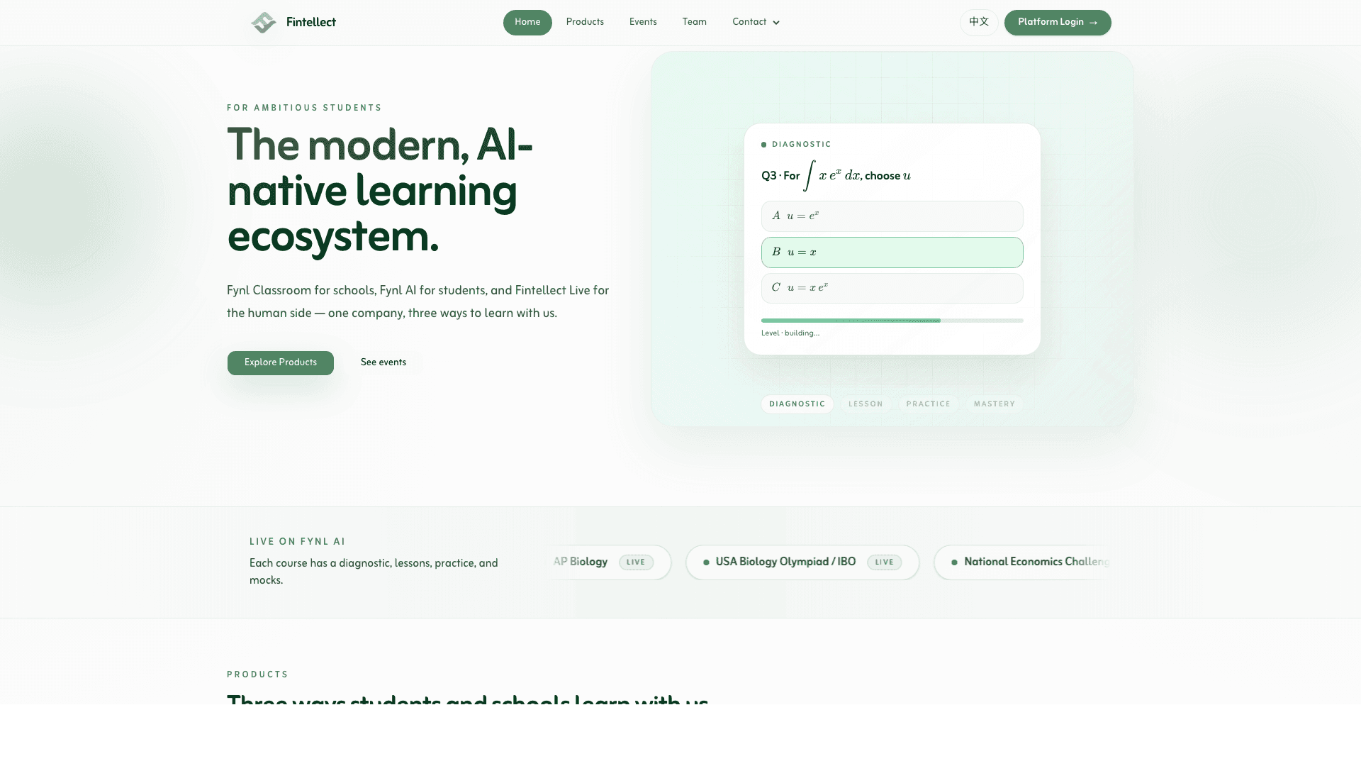 Fintellect Learning (Fynl AI) preview