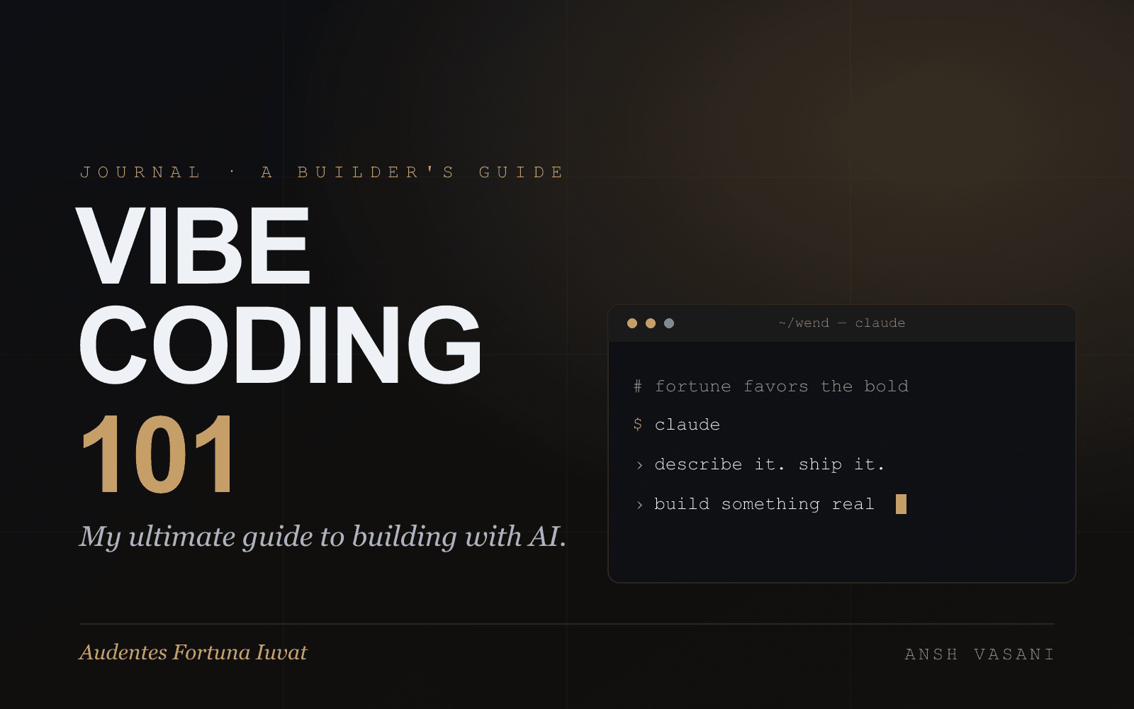 Vibe Coding 101